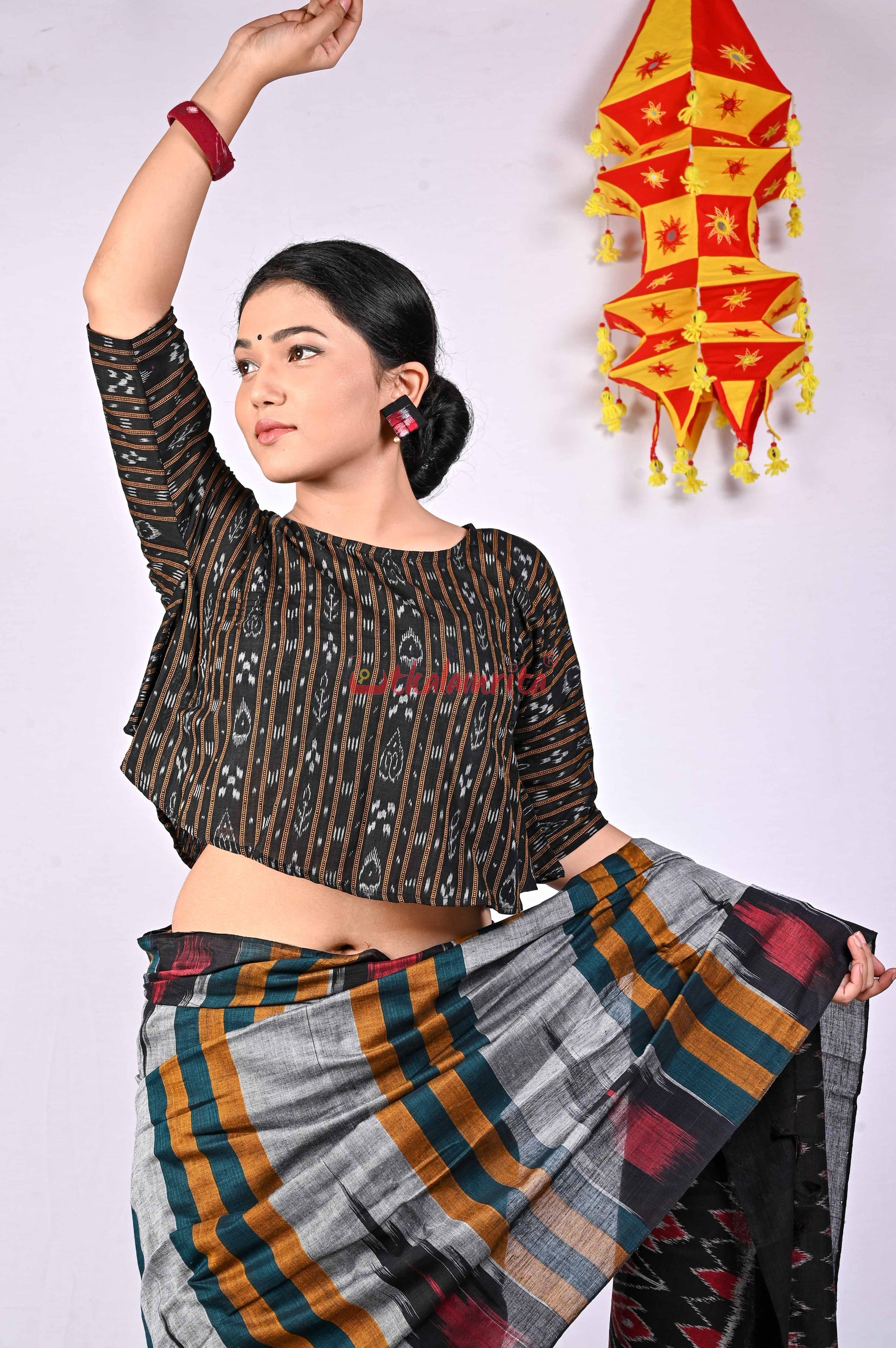 IKAT COTTON Black blouse, Size: 38 TO 40 at Rs 239/piece in Surat