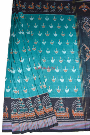 Jodi Sankha, Boita & Ducks Khandua Cotton Saree