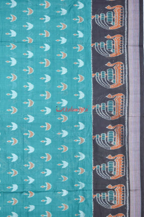 Jodi Sankha, Boita & Ducks Khandua Cotton Saree