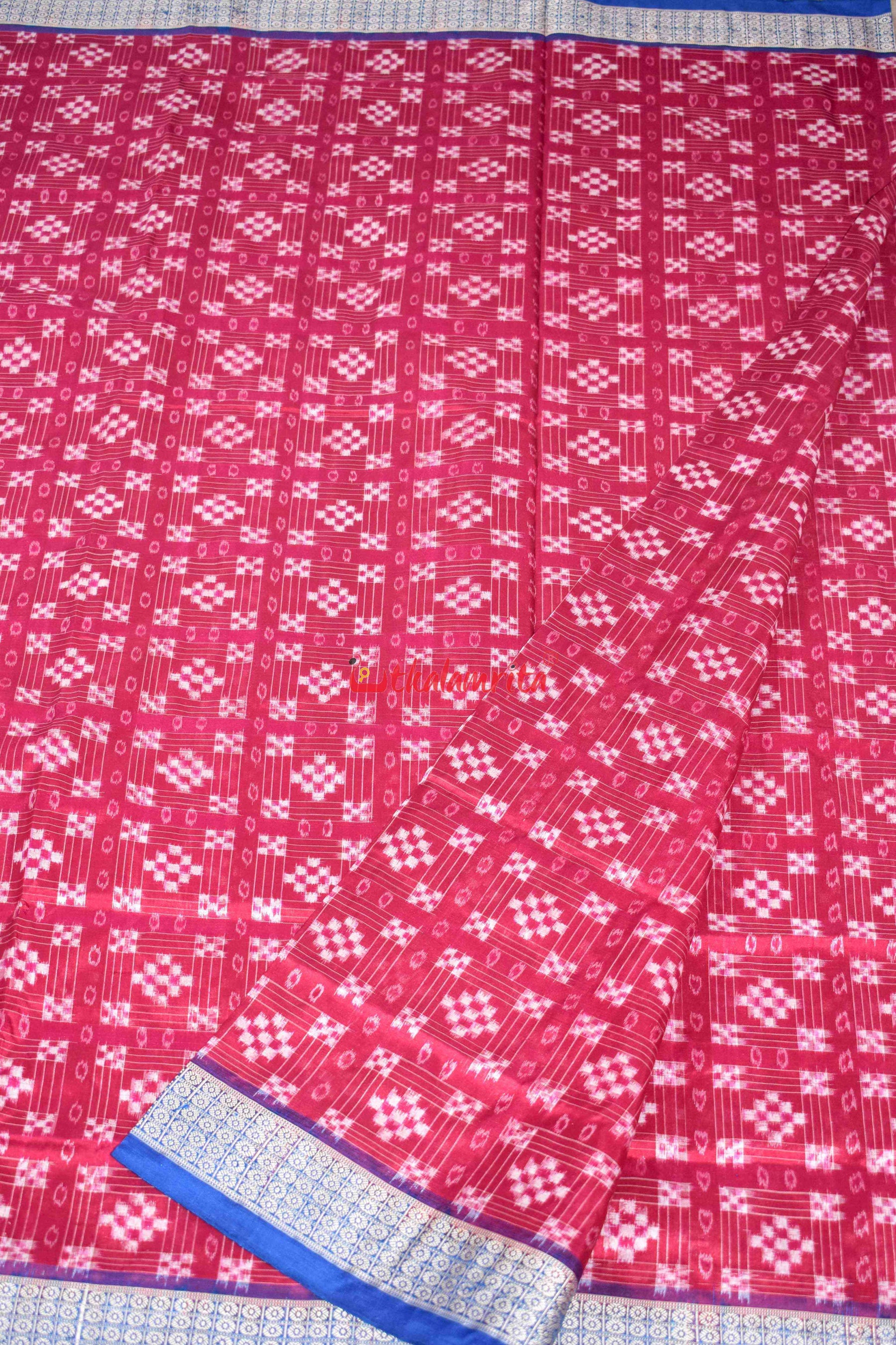 45 Kuthi Pink Pasapali Silk Saree