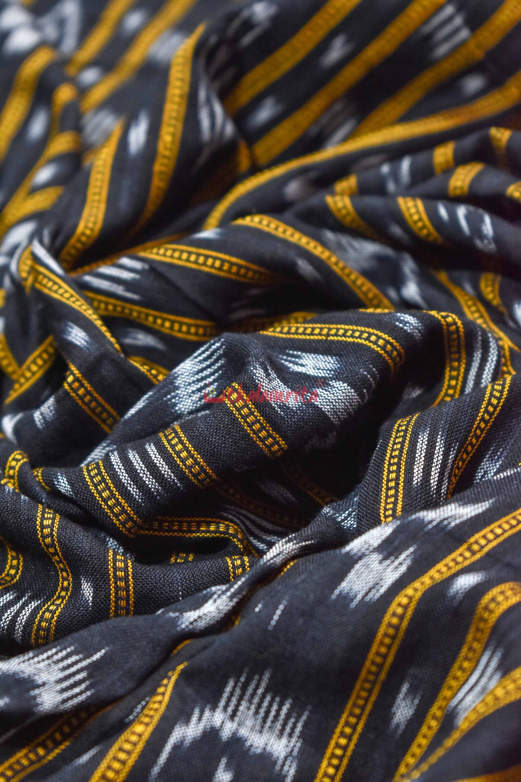 Black Ikat (Fabric)