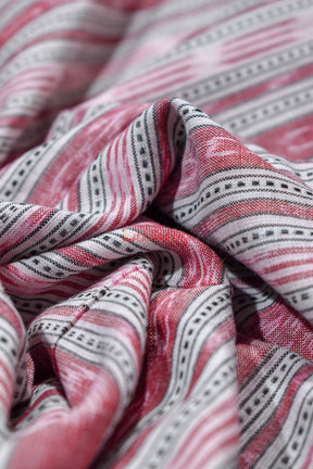 White Pink Ikat (Fabric)