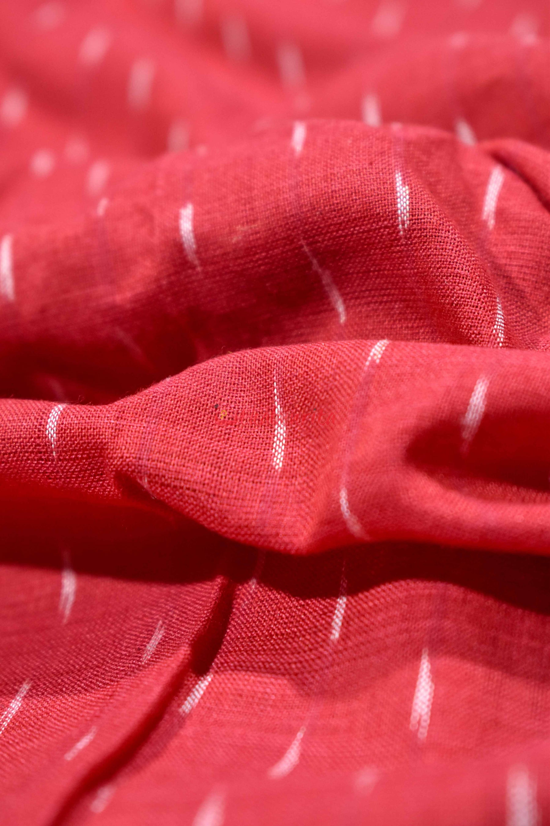 Red Ghagara (Fabric)