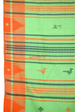 Ganga Jamuna Green Kotpad Saree