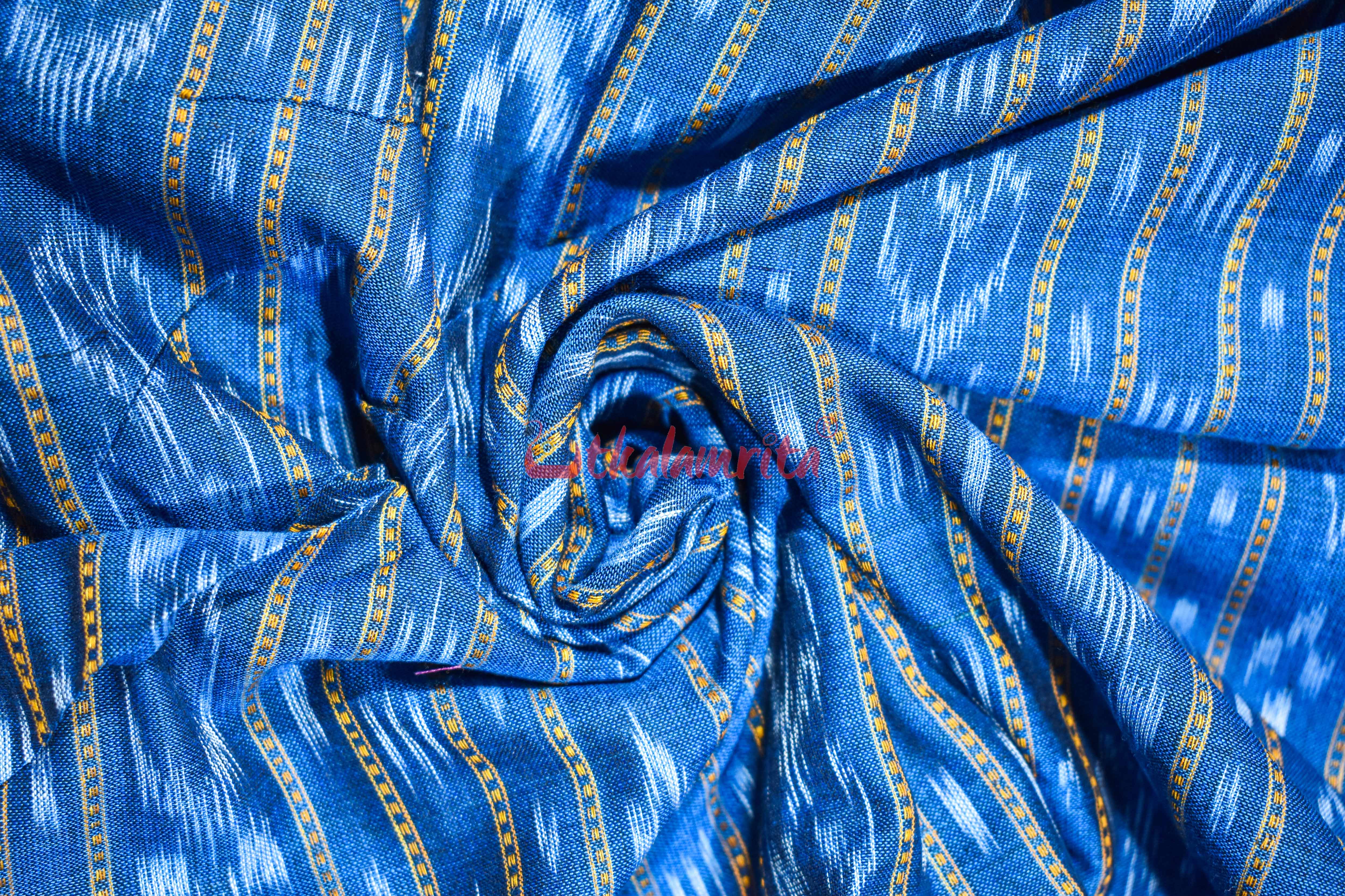 Sky Blue Ikat (Fabric)