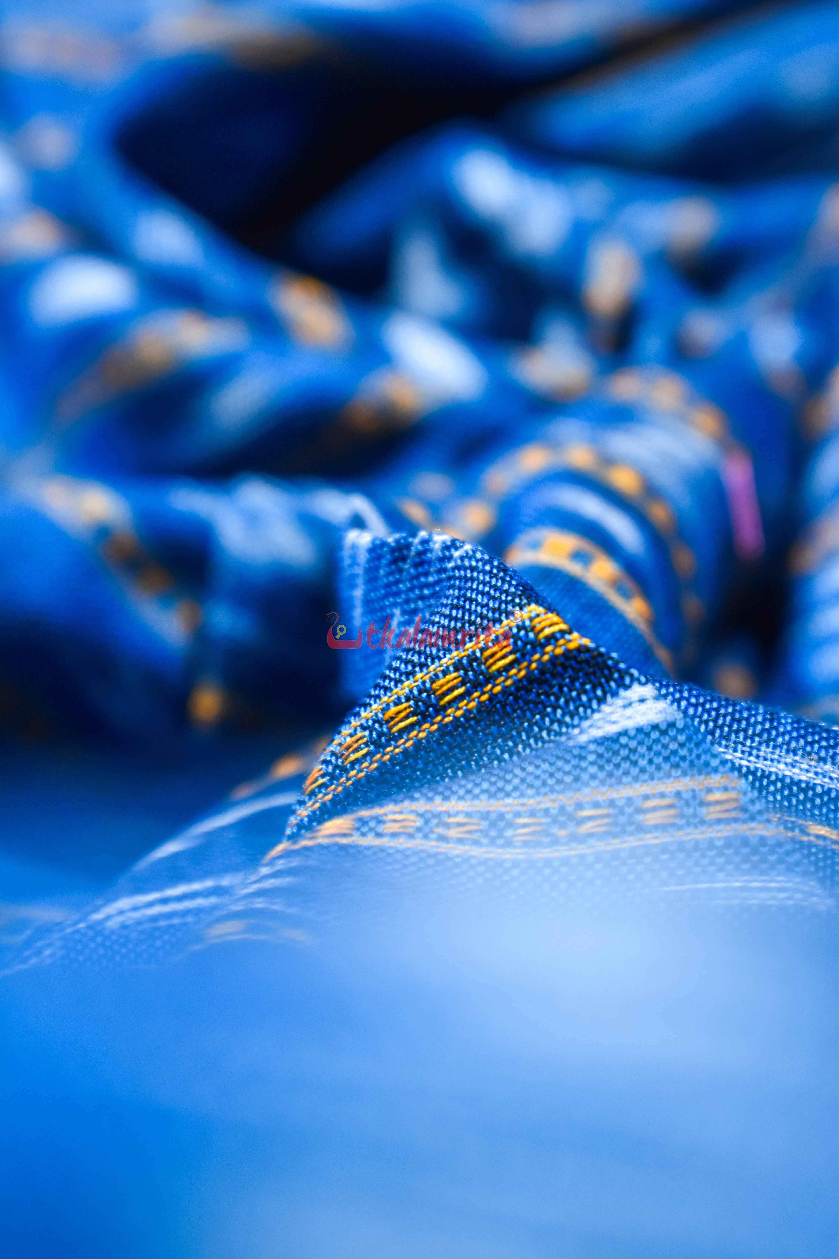 Sky Blue Ikat (Fabric)