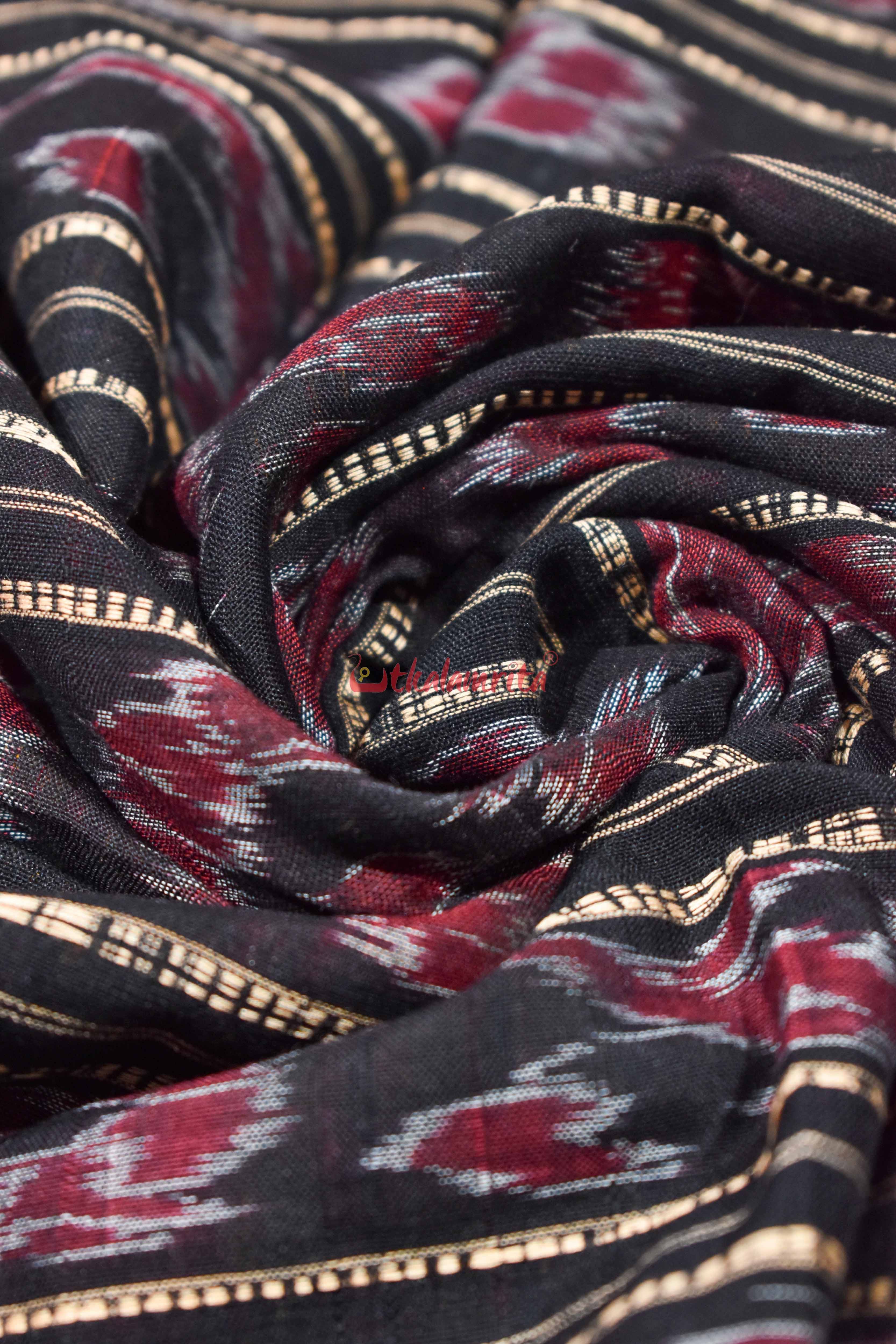 Blue Red Bichitrapuri Saree