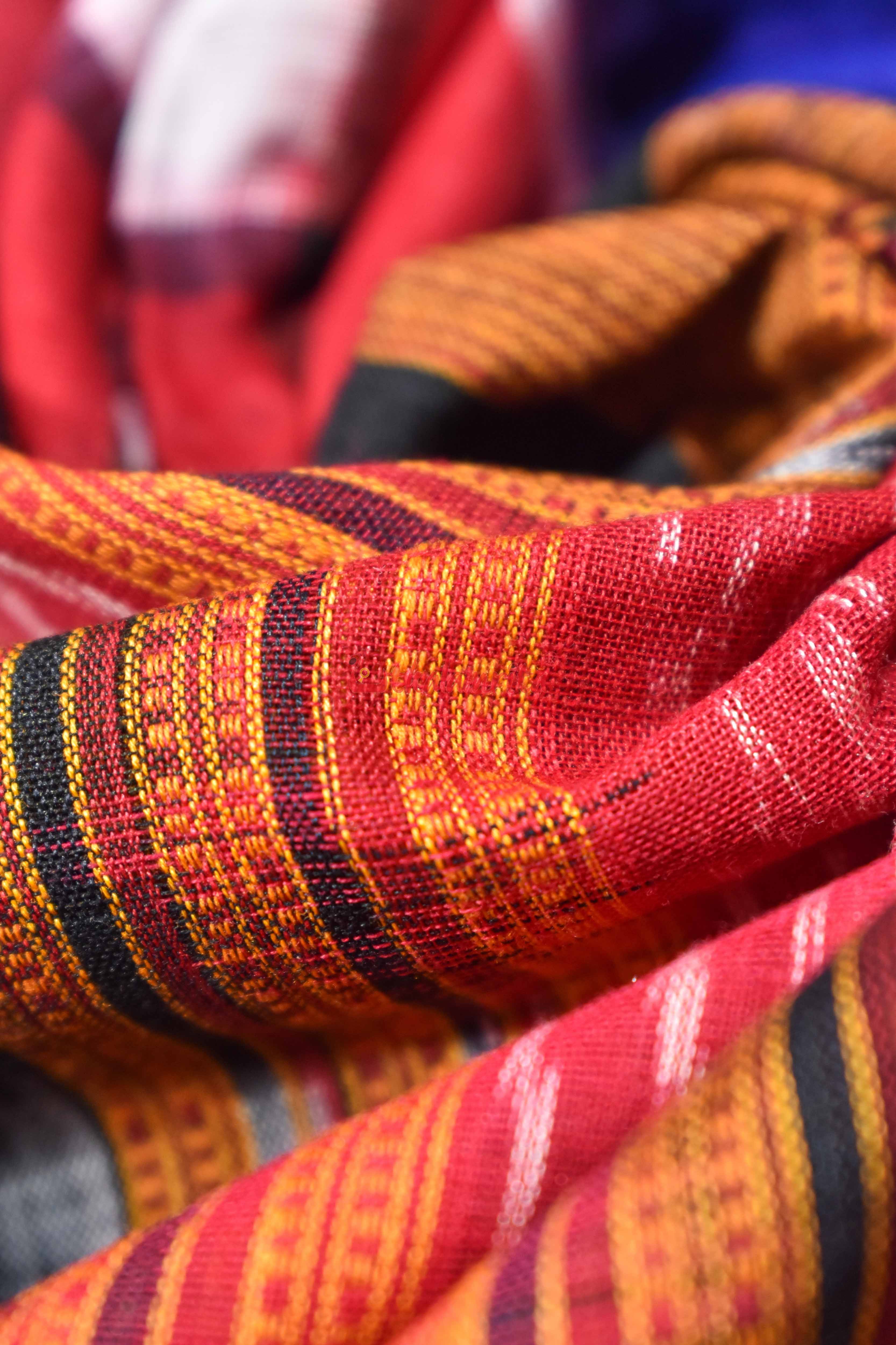 Blue Red Bichitrapuri Saree