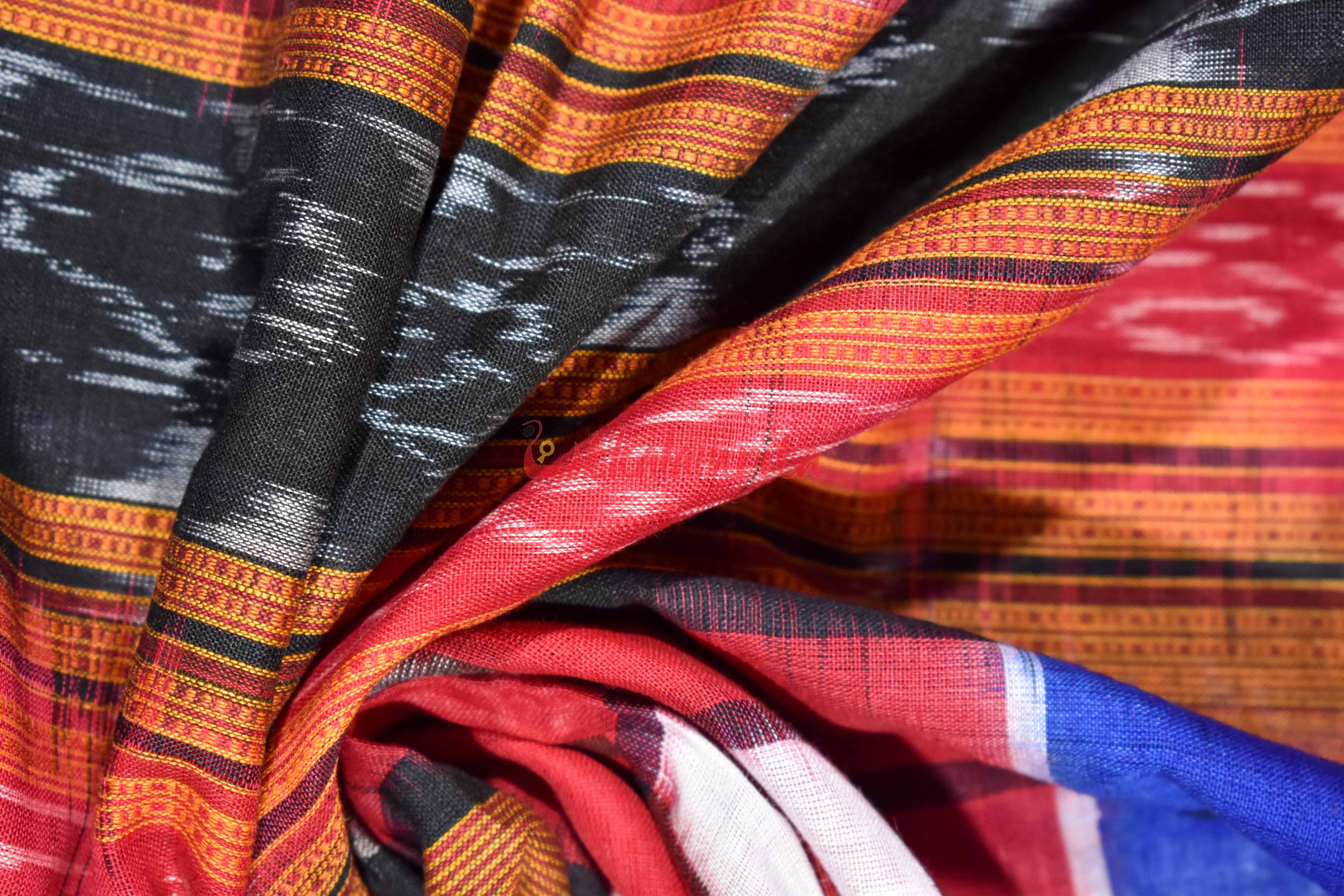 Blue Red Bichitrapuri Saree