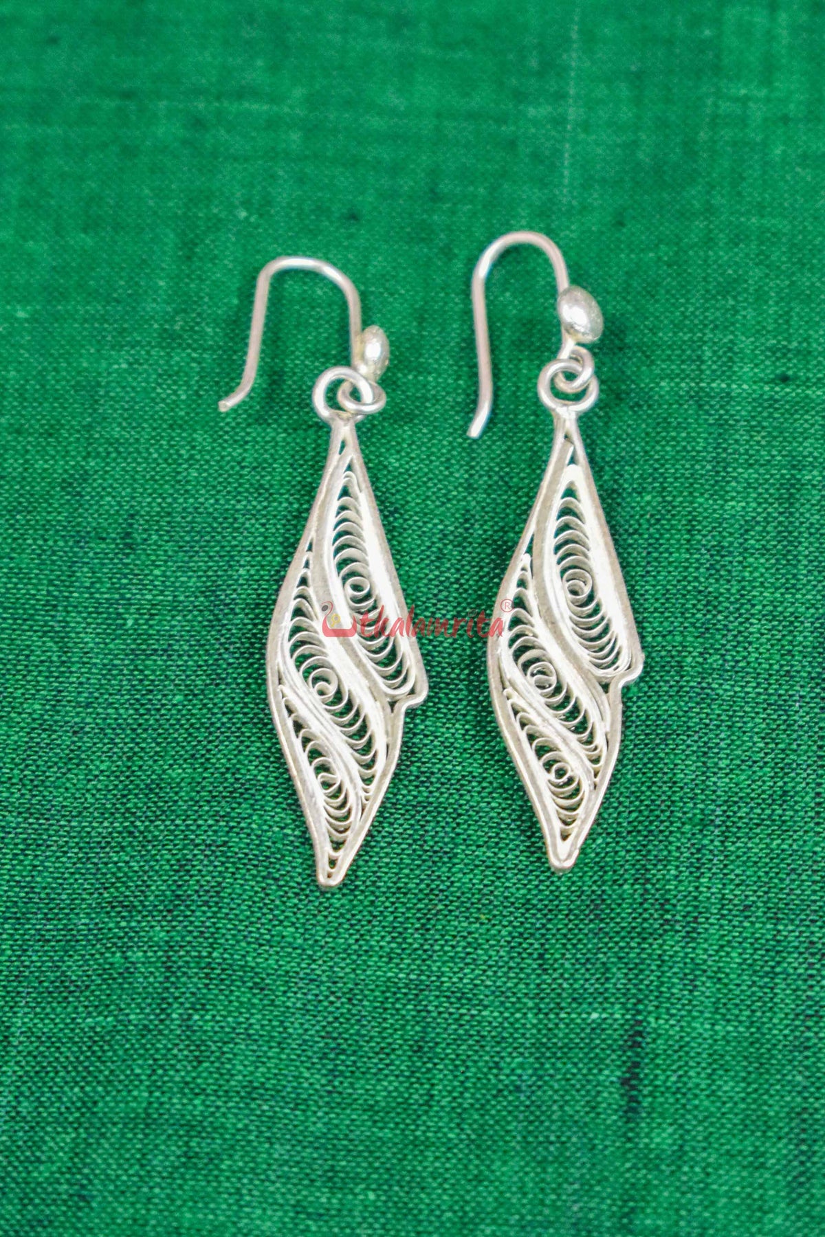 Sword Silver Danglers