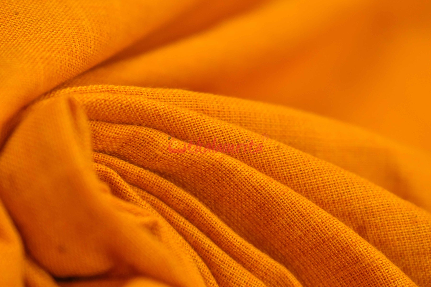 Plain Mustard Handloom (Fabric)