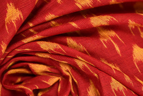 Chhatu Golden Over Red  (Fabric)