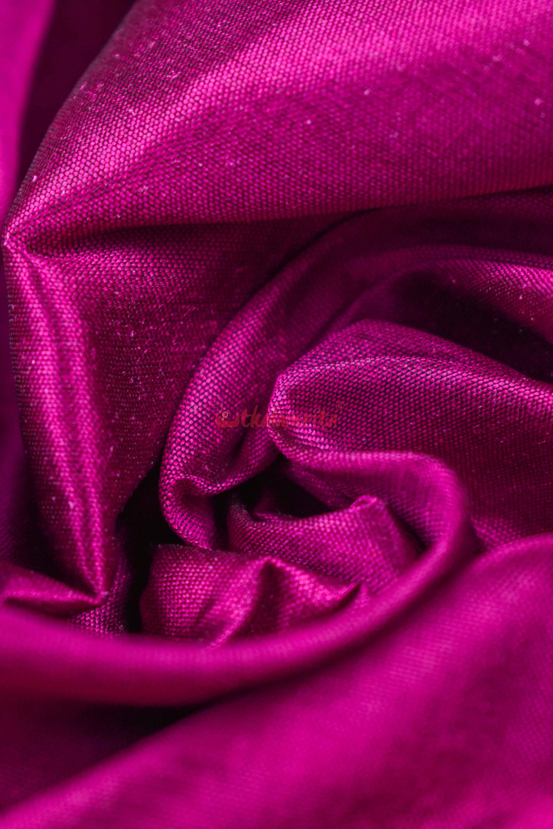 Magenta Double Border Pasapali Khandua Silk