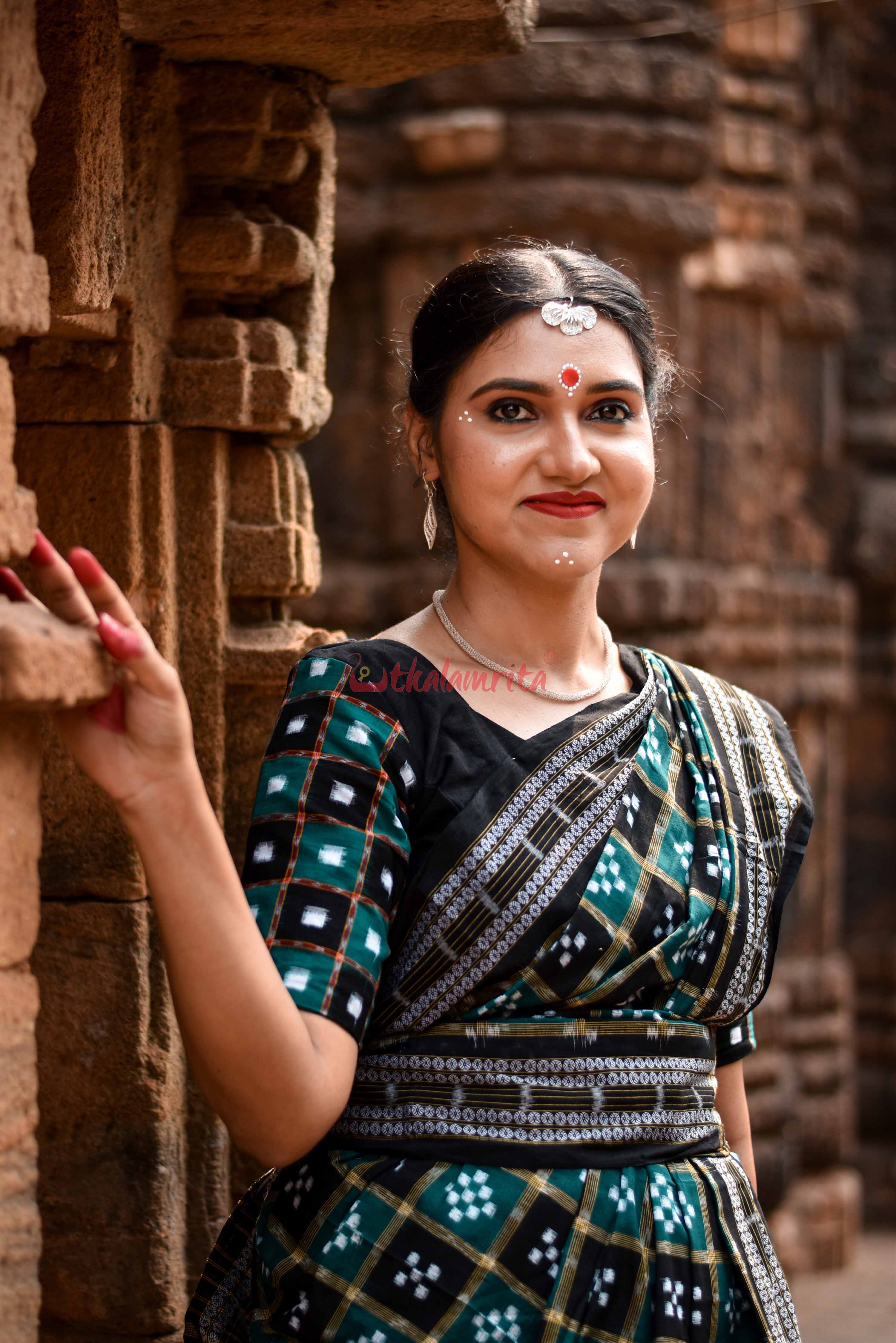 Mini Pasapali Wonder Green Saree