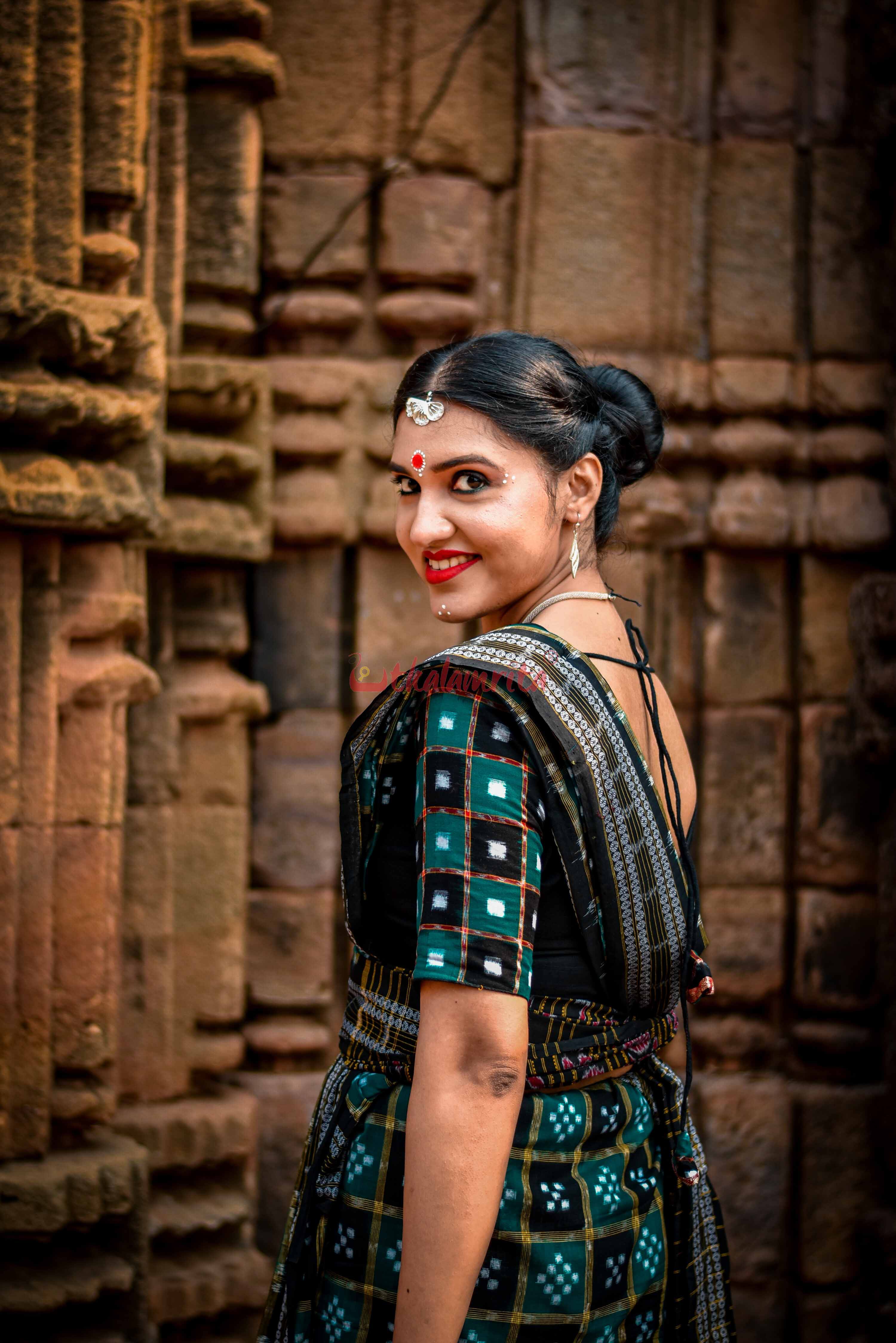 Mini Pasapali Wonder Green Saree