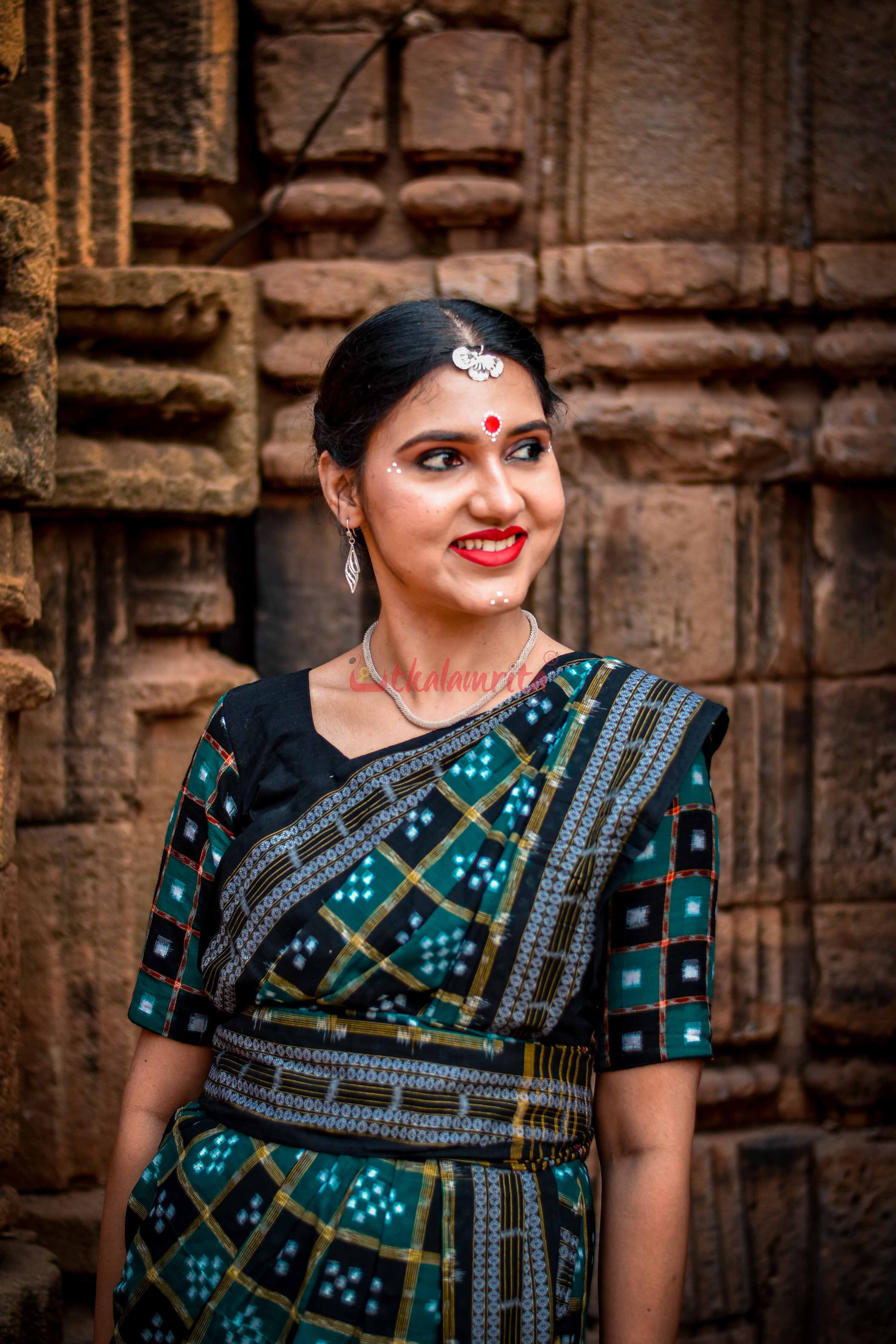 Mini Pasapali Wonder Green Saree