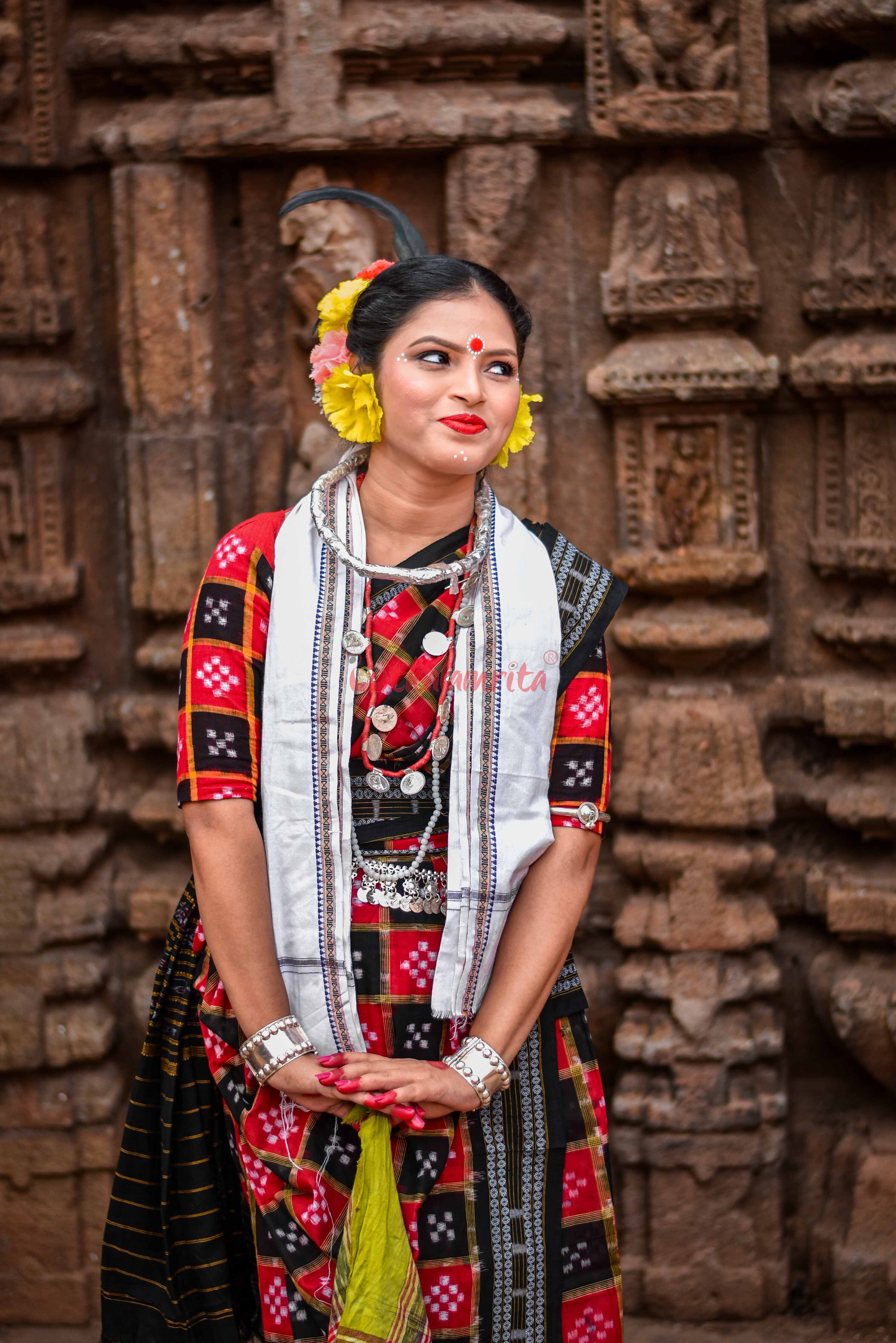 Mini Pasapali Wonder Red Saree
