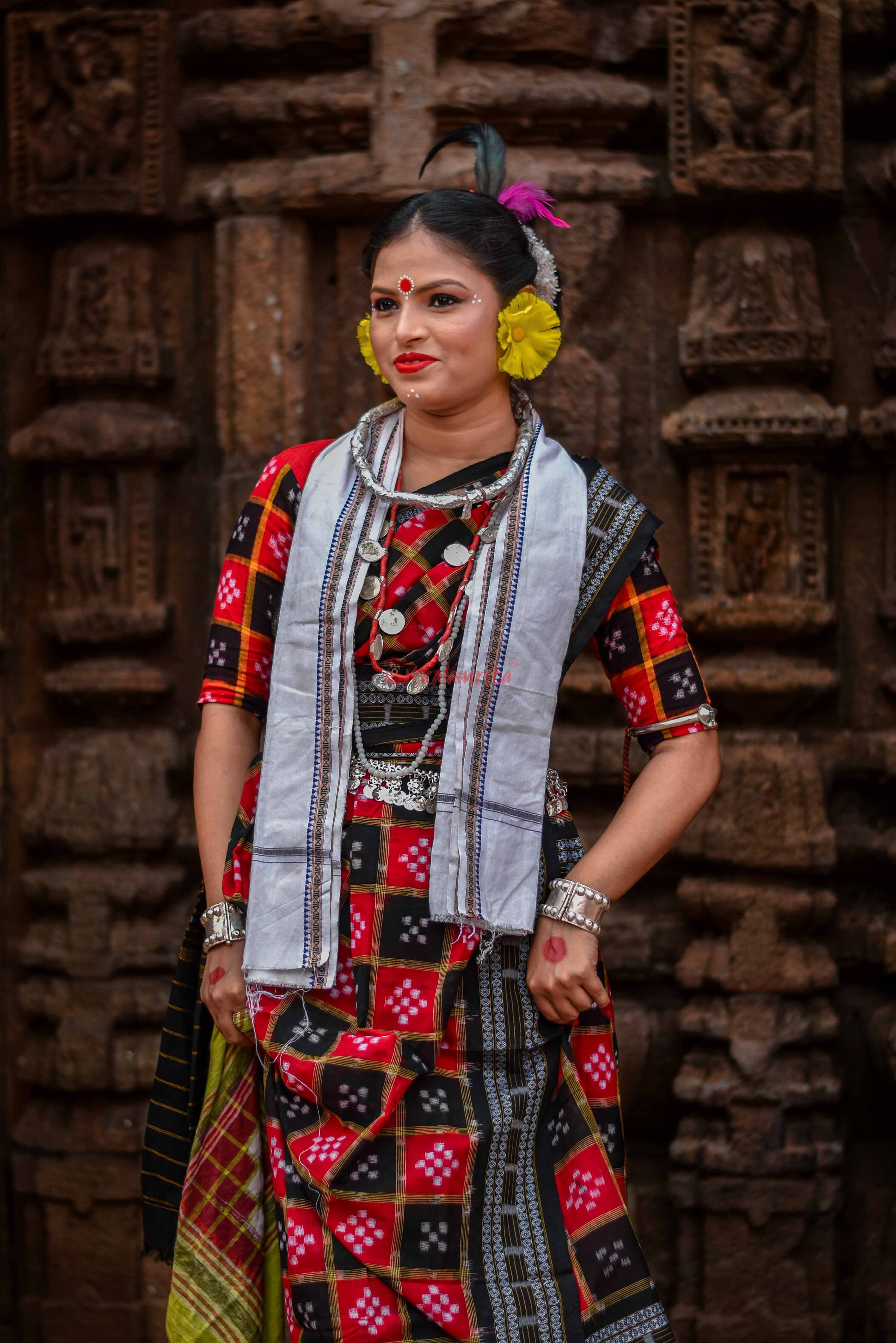 Mini Pasapali Wonder Red Saree