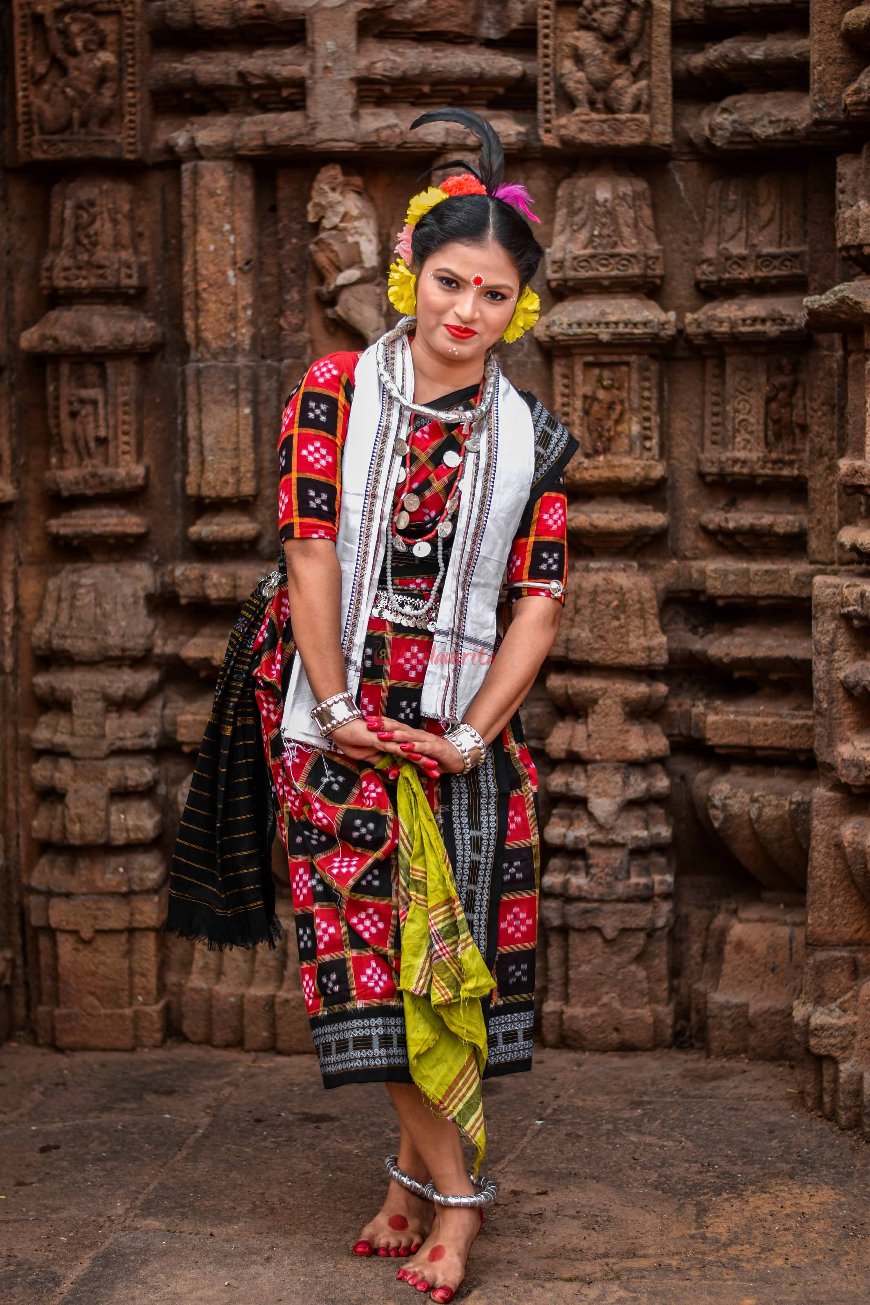 Mini Pasapali Wonder Red Saree