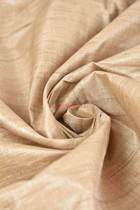 Gopalpur Tussar Beige with Red Border Saree