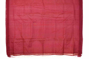 Gopalpur Tussar Beige with Red Border Saree