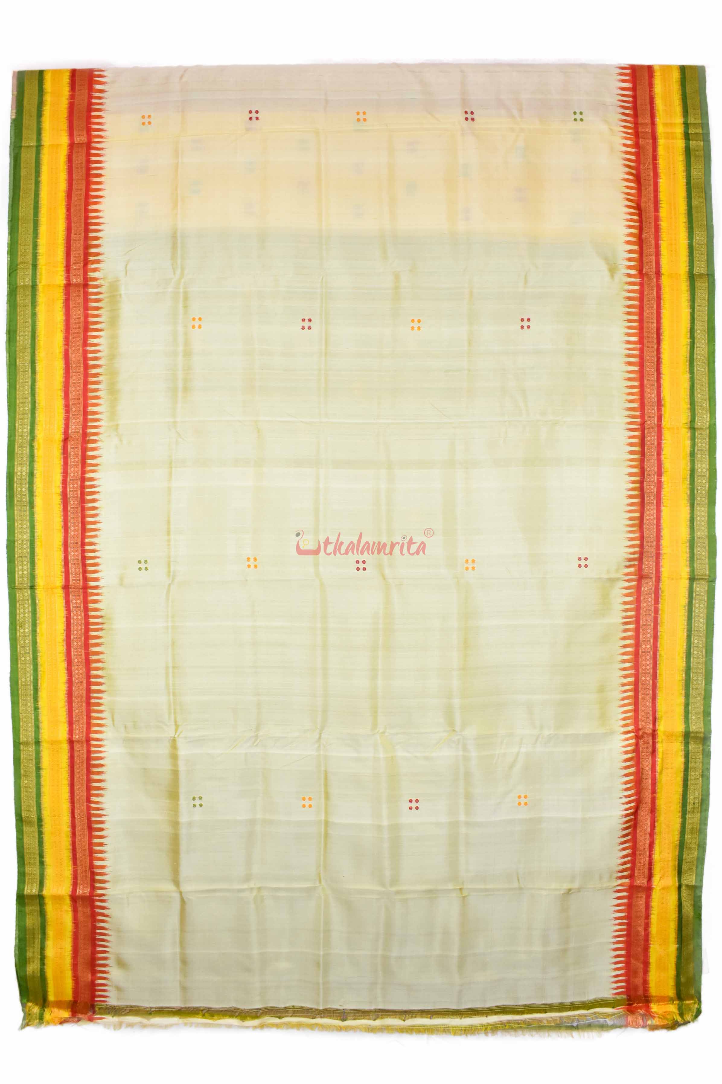 Ghee Kathifera Triple Border Khandua Silk