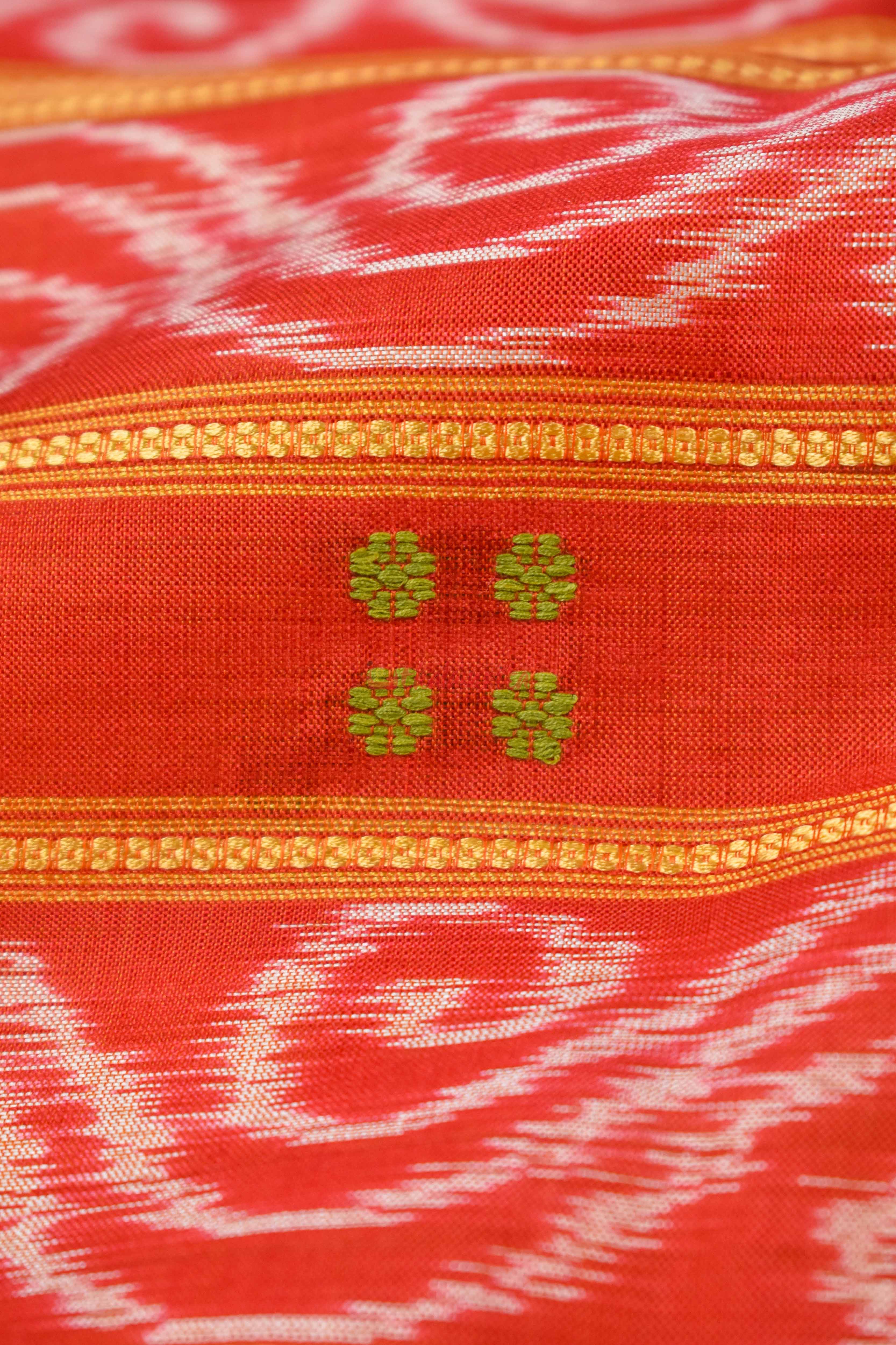 Ghee Kathifera Triple Border Khandua Silk