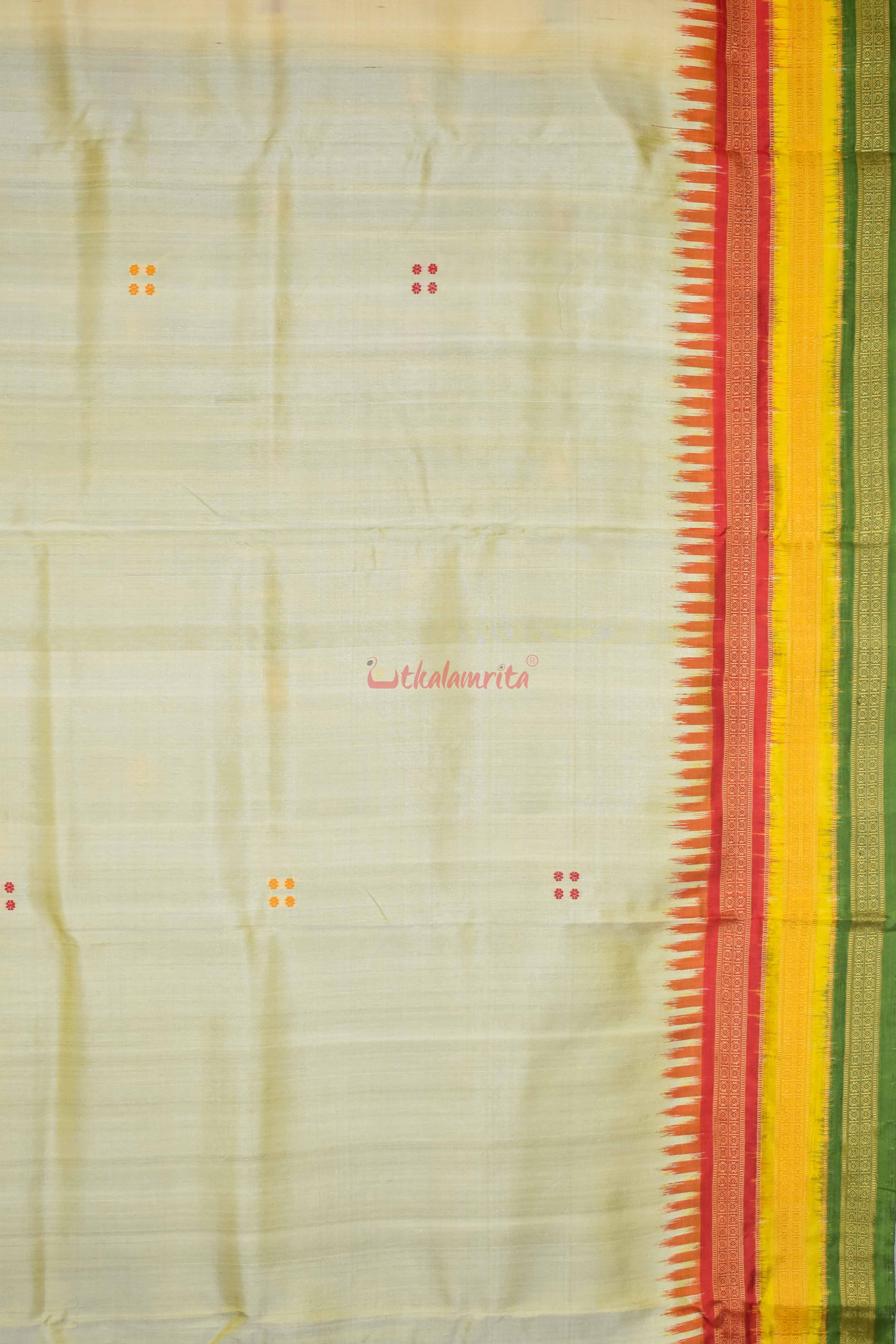 Ghee Kathifera Triple Border Khandua Silk