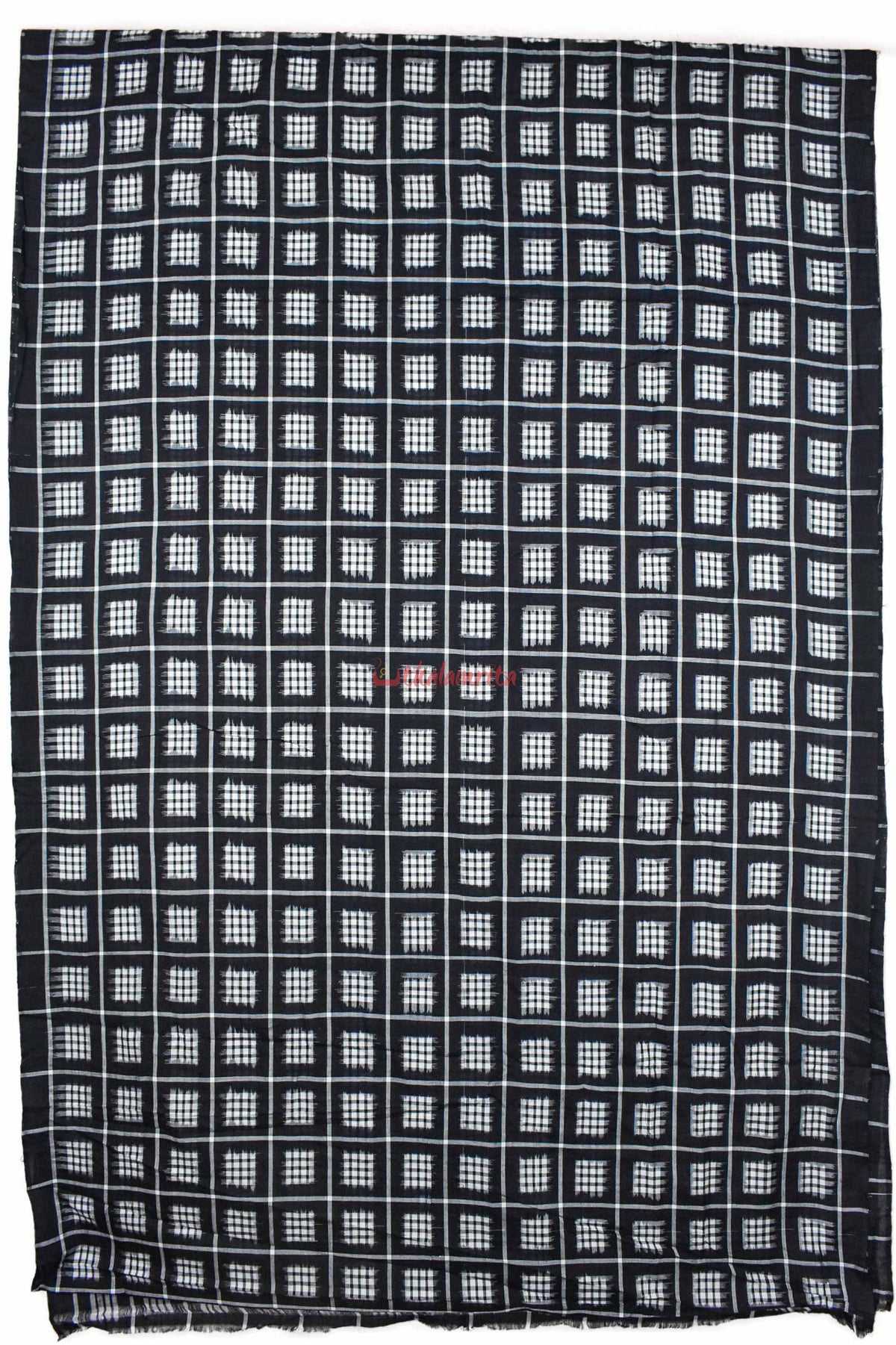 Black White Square (Fabric)