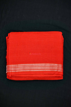 Red with Rudraksha Border (Fabric)