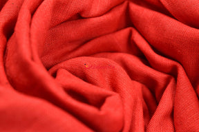 Red with Rudraksha Border (Fabric)