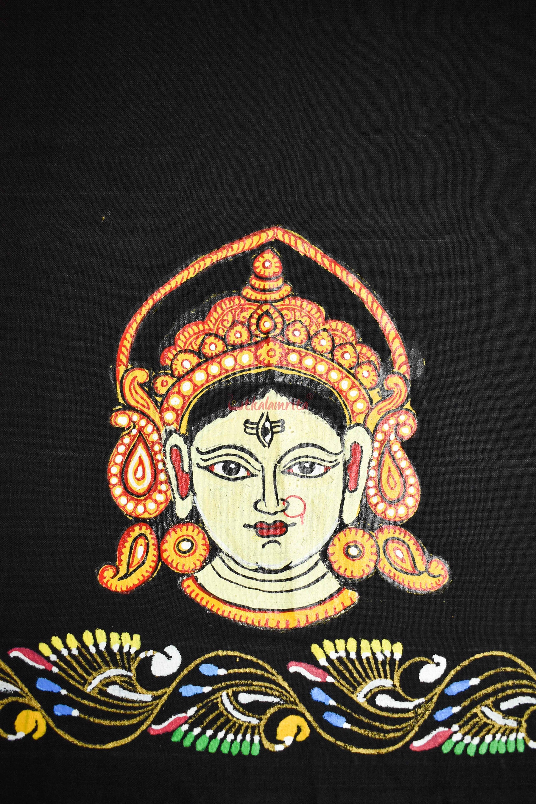 Durga Pattachitra (Blouse Piece)