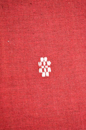 Glazing Fiery Red Kotpad Saree