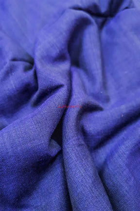 Blue Rudraksha Border (Fabric)