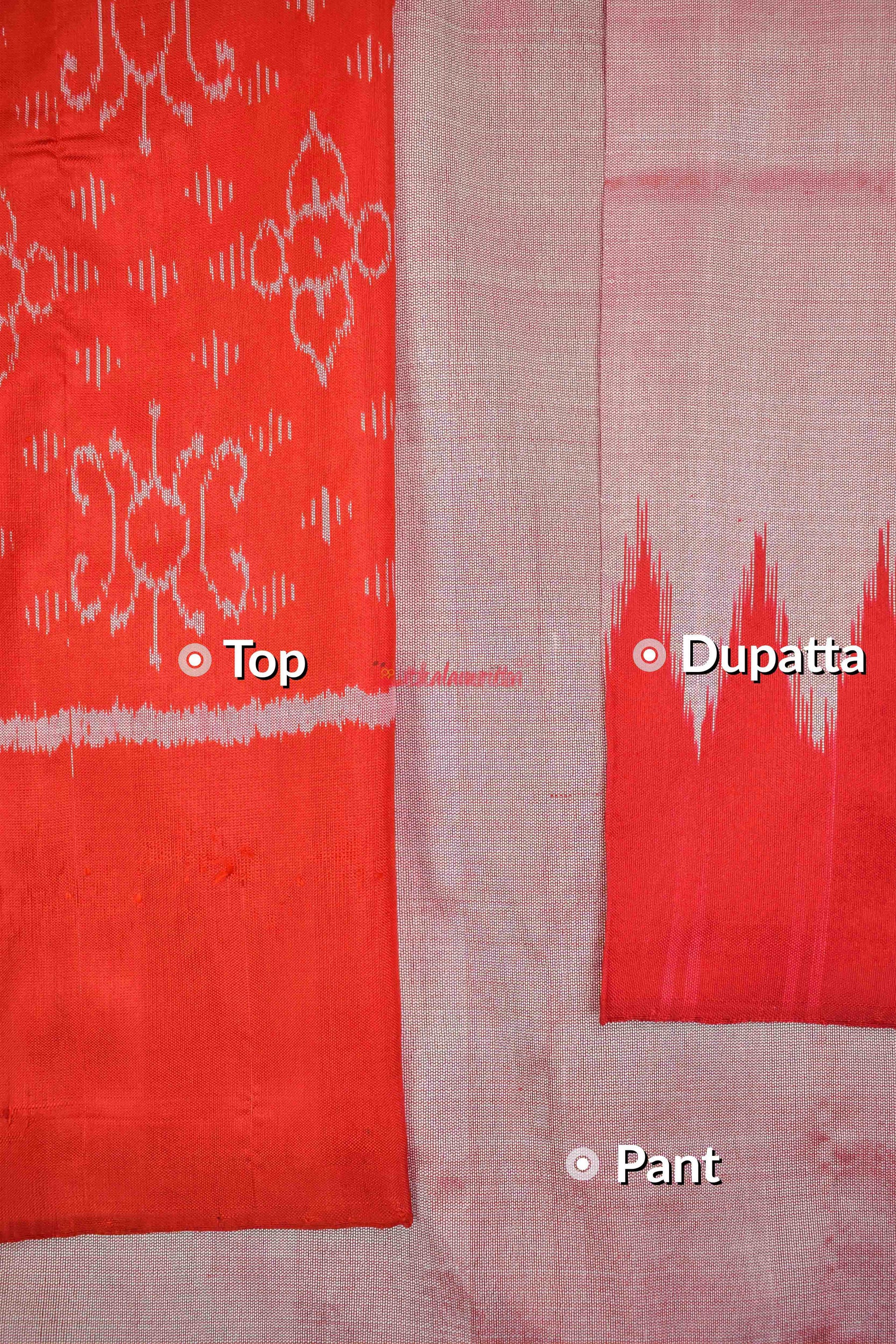 Buy PRITIsree Odisha Sambalpuri Handloom Woman's Pure Cotton Handloom Dress  Material With Dupatta Bottom Wear 3 Pic Set Sambalpuri dress material  Unstitched PRITI172 at Amazon.in