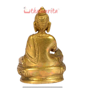 Utkalamrita Sitting Buddha Brass Showpiece