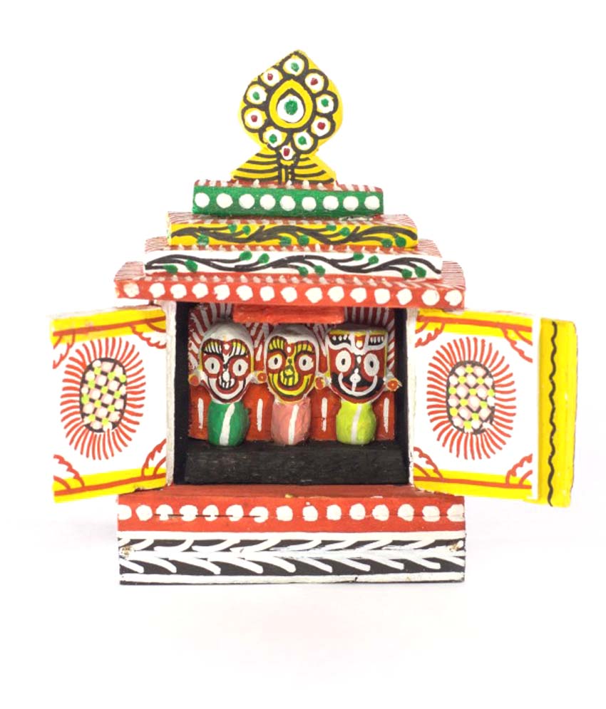 Utkalamrita Exquisite Small Mobile Temple Lord Jagannath