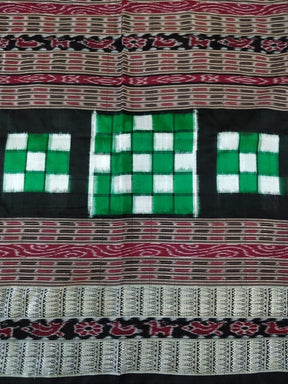 Utkalamrita Bichitrapuri Green Silk Saree