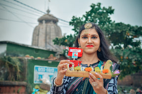 Jodi Sankha, Boita & Ducks Khandua Cotton Saree